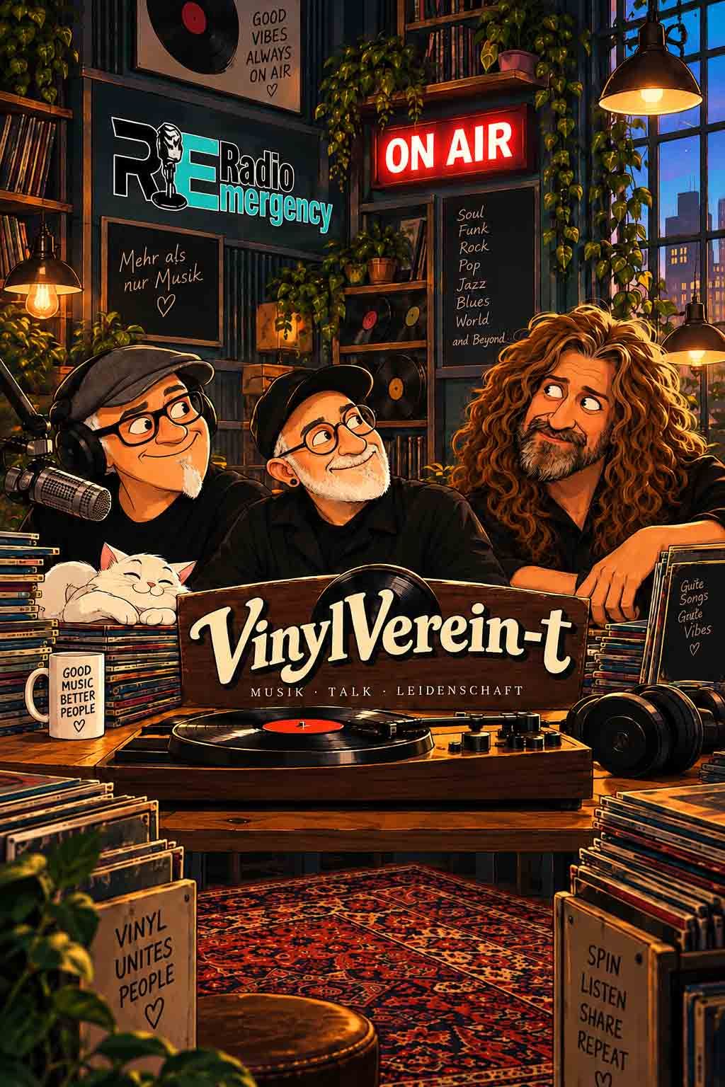 Sendeformat Vinyl vereint