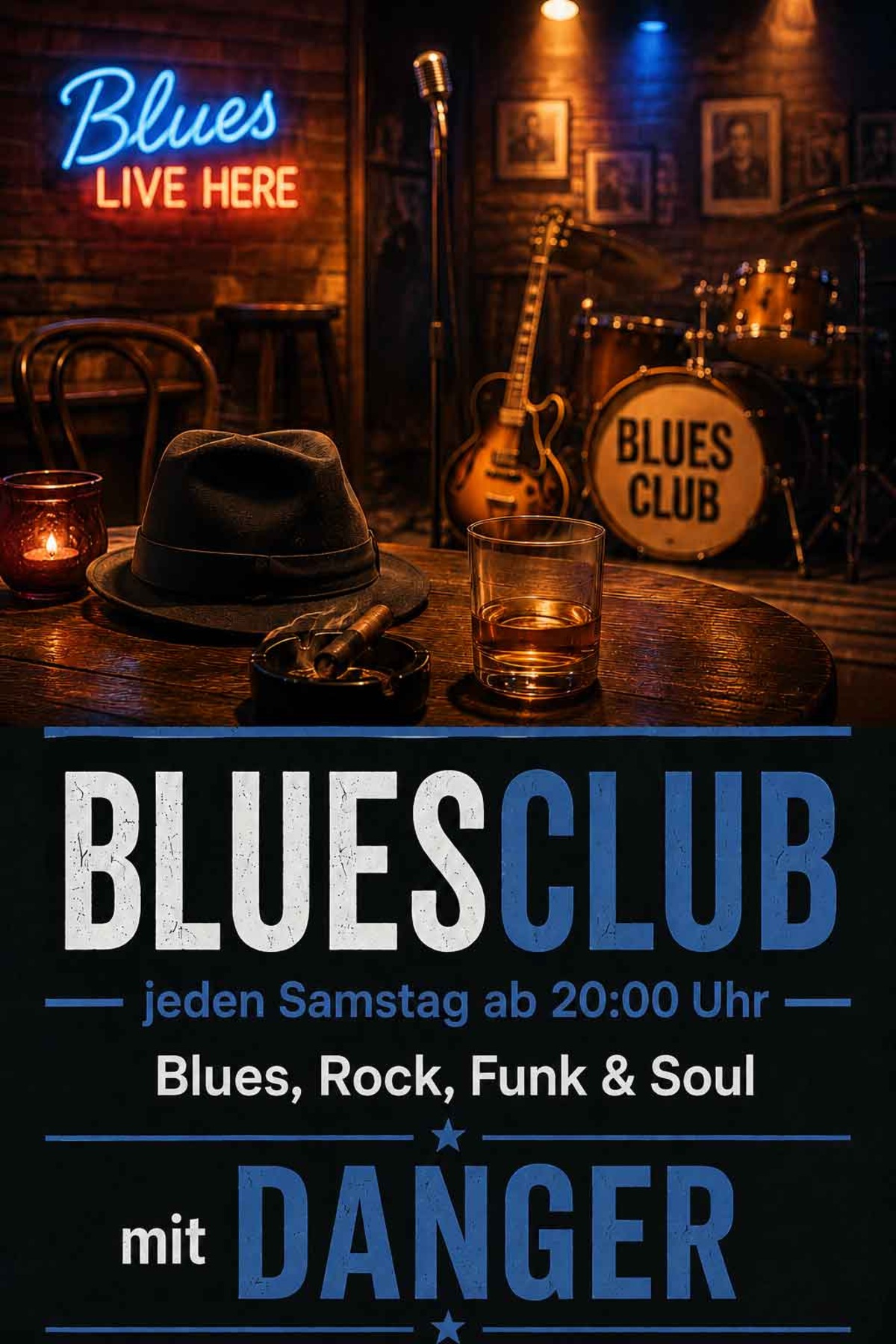 Sendeformat Danger's Blues Club mit Danger