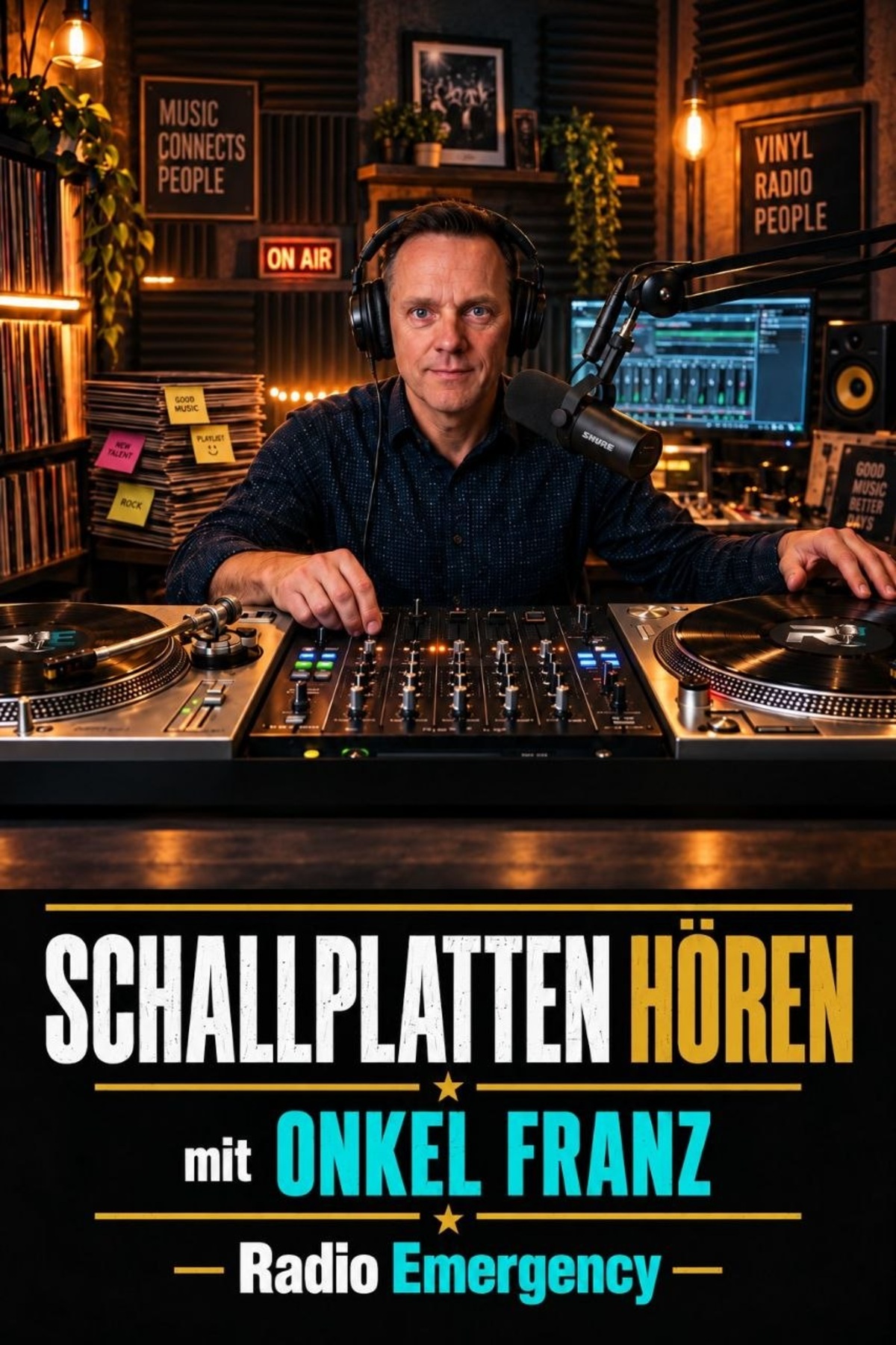 Sendeformat Schallplatten hören mit Onkel Franz mit Franz Esser